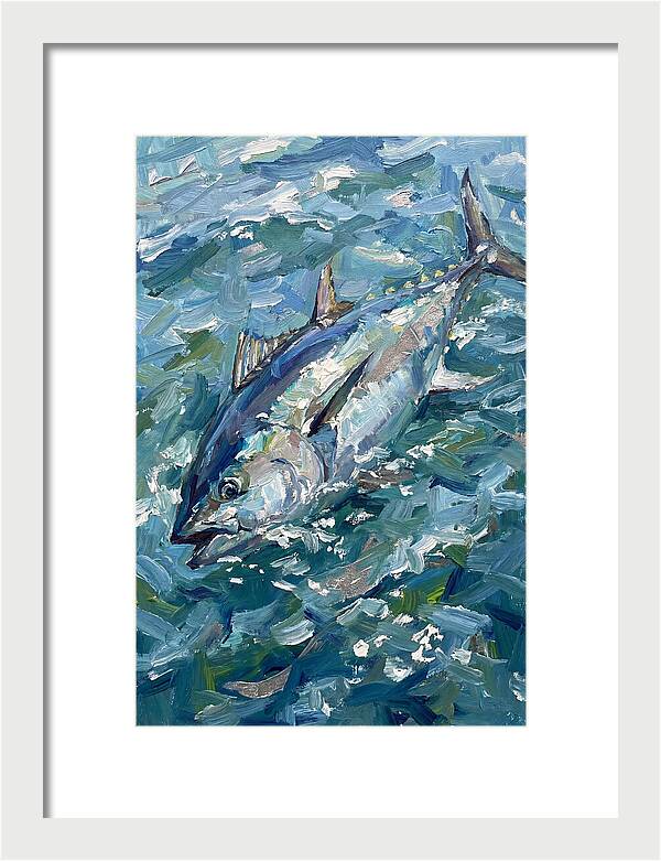 Bluefin Tuna Swimming Gracefully
