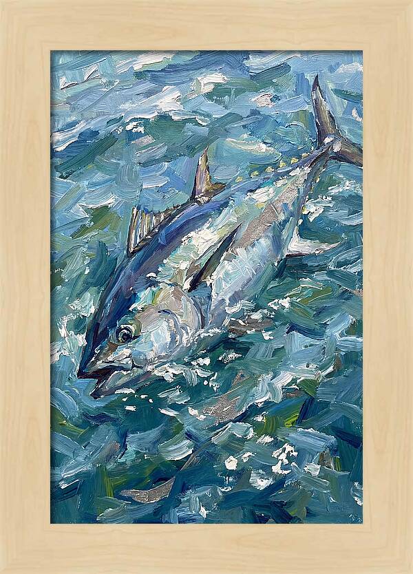 Bluefin Tuna Swimming Gracefully