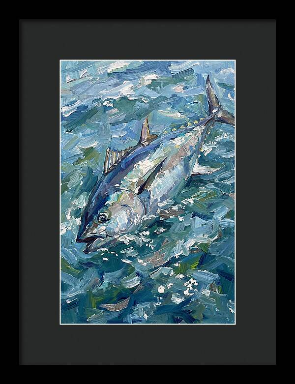 Bluefin Tuna Swimming Gracefully
