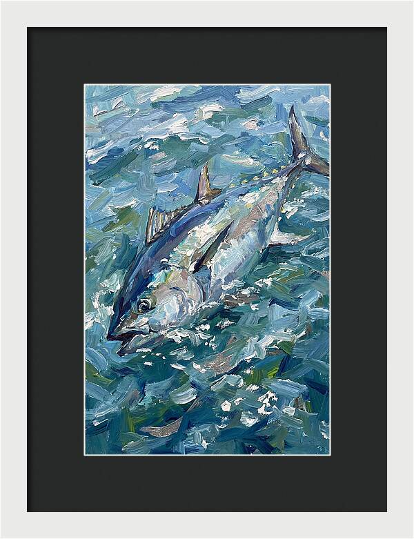 Bluefin Tuna Swimming Gracefully