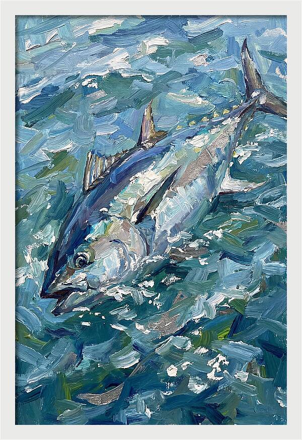 Bluefin Tuna Swimming Gracefully