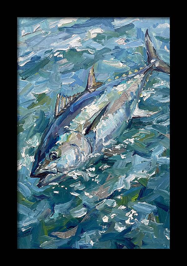 Bluefin Tuna Swimming Gracefully