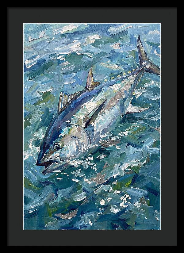 Bluefin Tuna Swimming Gracefully