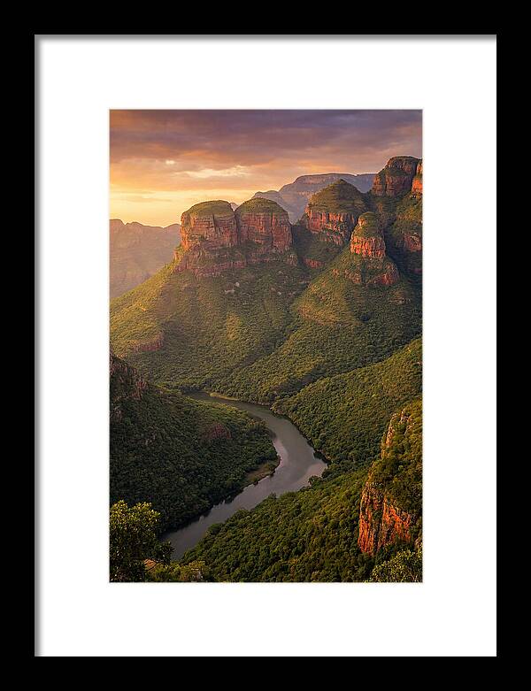 Blyde River Canyon At Golden Hour