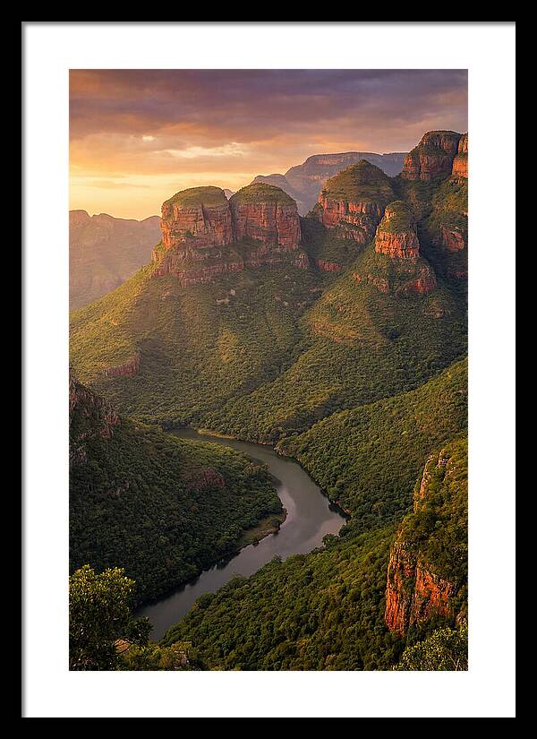Blyde River Canyon At Golden Hour