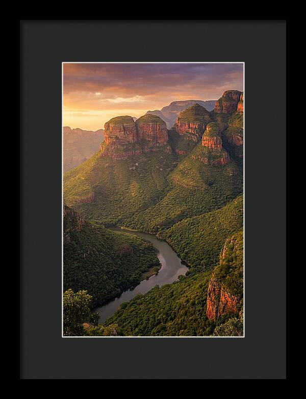 Blyde River Canyon At Golden Hour
