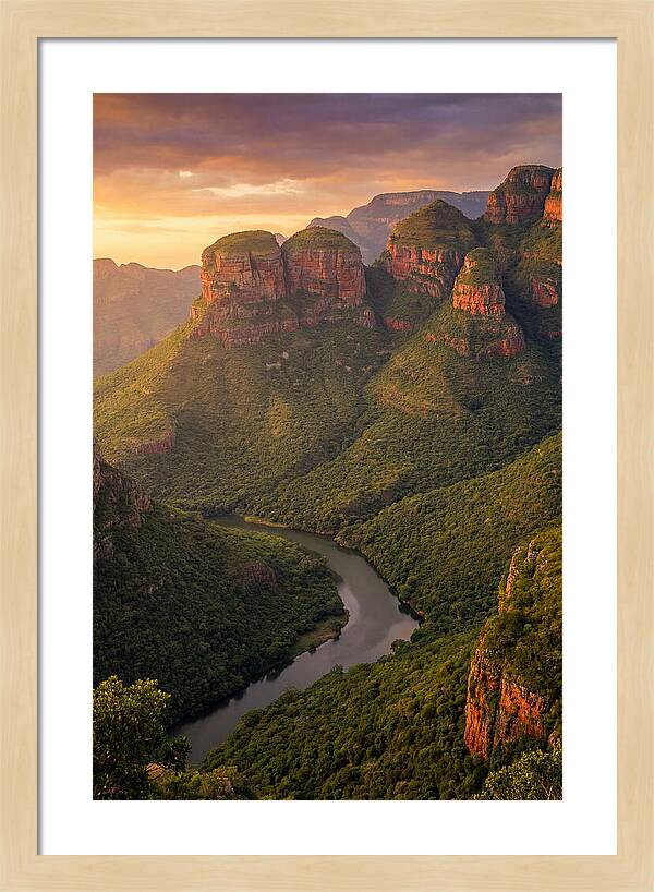 Blyde River Canyon At Golden Hour