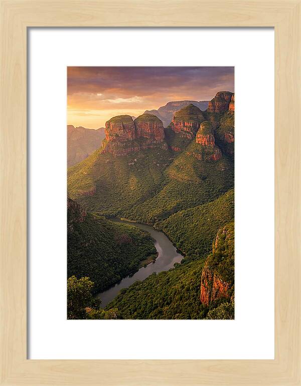 Blyde River Canyon At Golden Hour