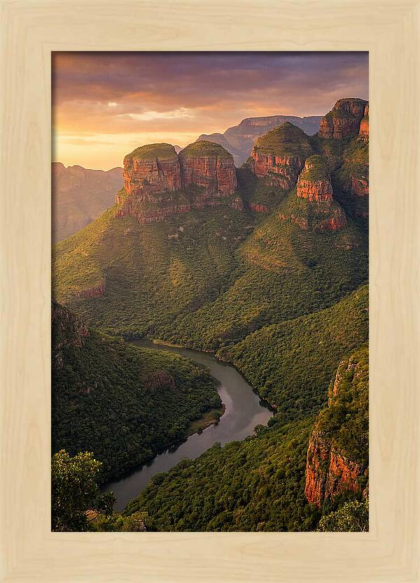 Blyde River Canyon At Golden Hour