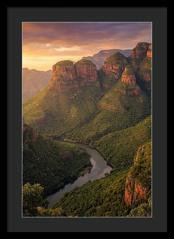 Blyde River Canyon At Golden Hour