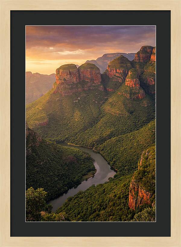 Blyde River Canyon At Golden Hour