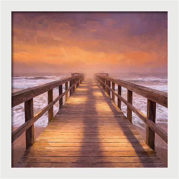 Boardwalk At Dusk