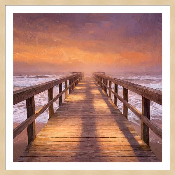 Boardwalk At Dusk