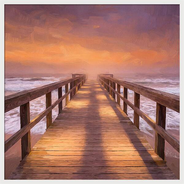 Boardwalk At Dusk