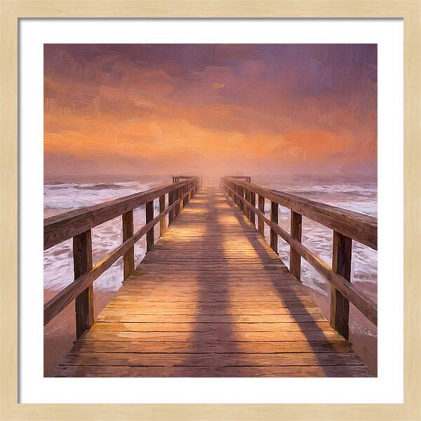 Boardwalk At Dusk