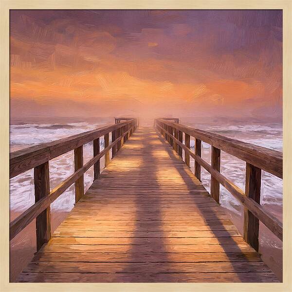 Boardwalk At Dusk