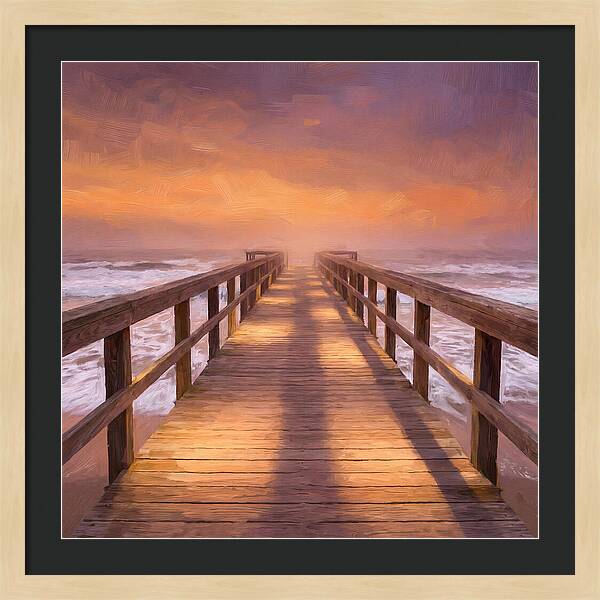 Boardwalk At Dusk