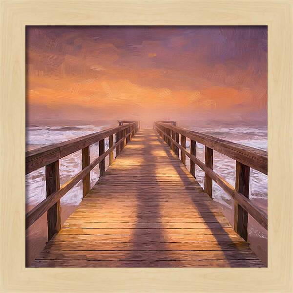 Boardwalk At Dusk