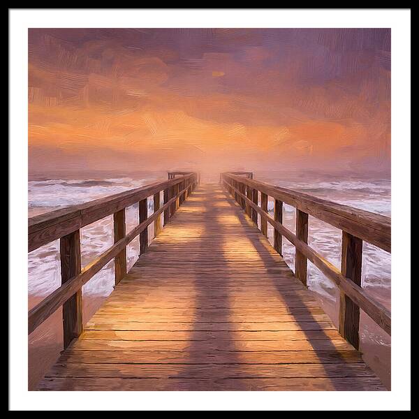 Boardwalk At Dusk