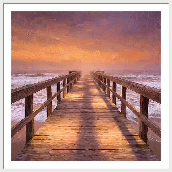 Boardwalk At Dusk