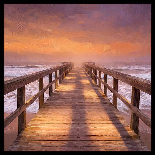 Boardwalk At Dusk