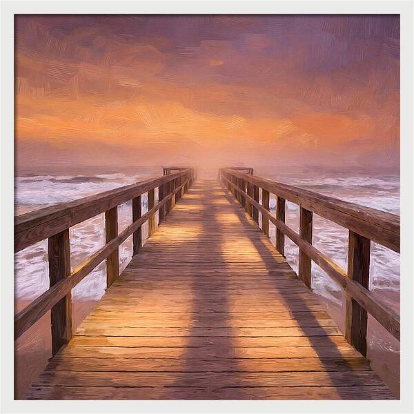 Boardwalk At Dusk