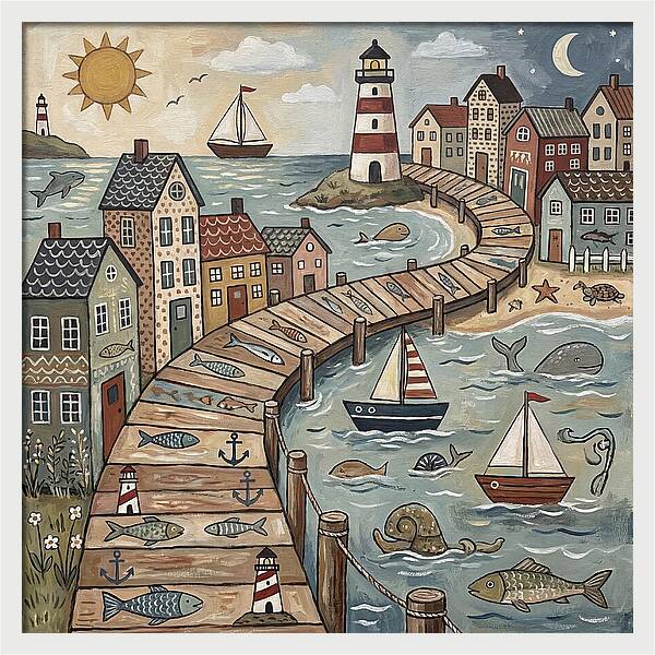 Boardwalk By The Sea