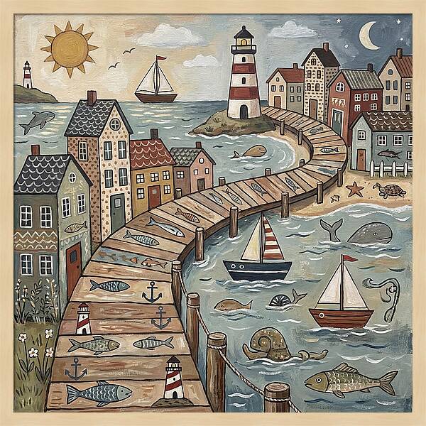 Boardwalk By The Sea