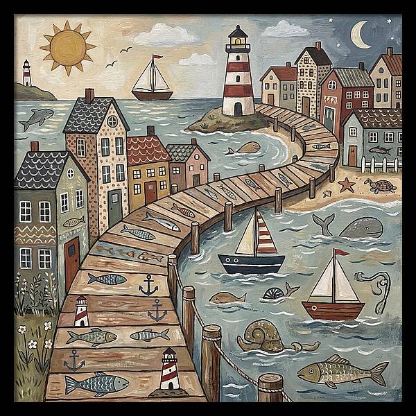 Boardwalk By The Sea
