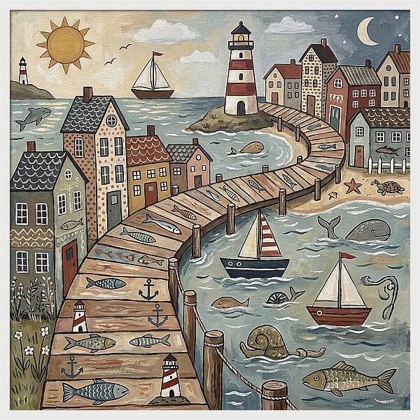 Boardwalk By The Sea
