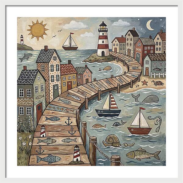 Boardwalk By The Sea