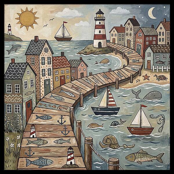 Boardwalk By The Sea