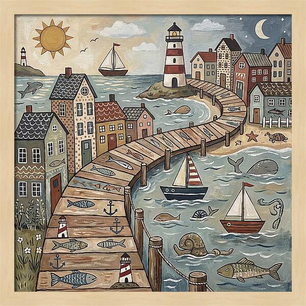 Boardwalk By The Sea