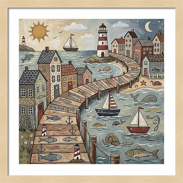 Boardwalk By The Sea