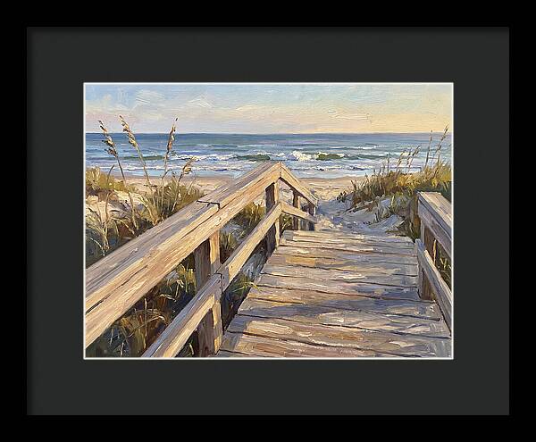 Boardwalk Serenity At Dusk