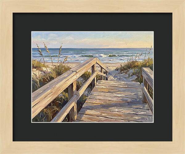 Boardwalk Serenity At Dusk