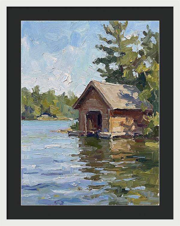Boathouse Reflections