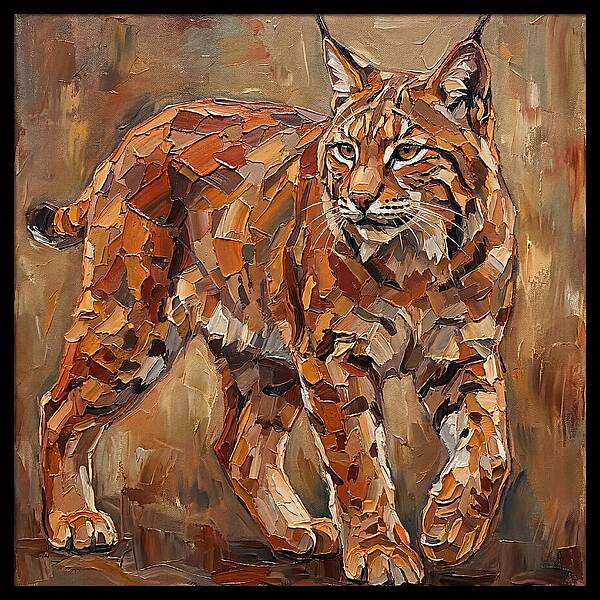 Bobcat In Bold Colors