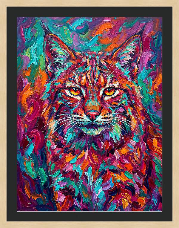 Bobcat In Vibrant Colors