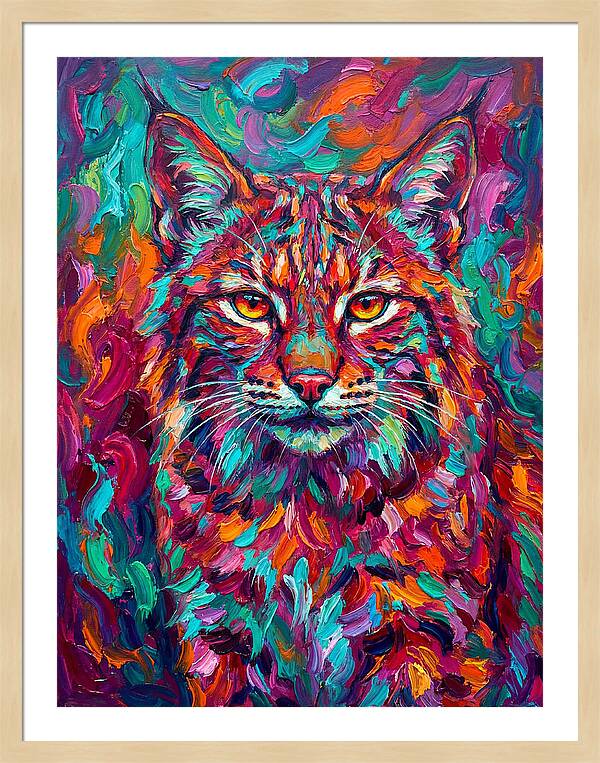Bobcat In Vibrant Colors
