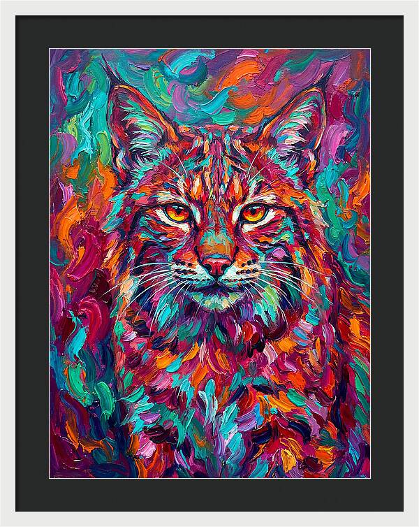 Bobcat In Vibrant Colors