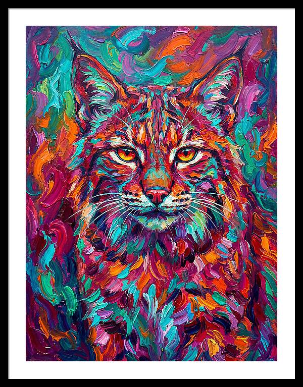 Bobcat In Vibrant Colors