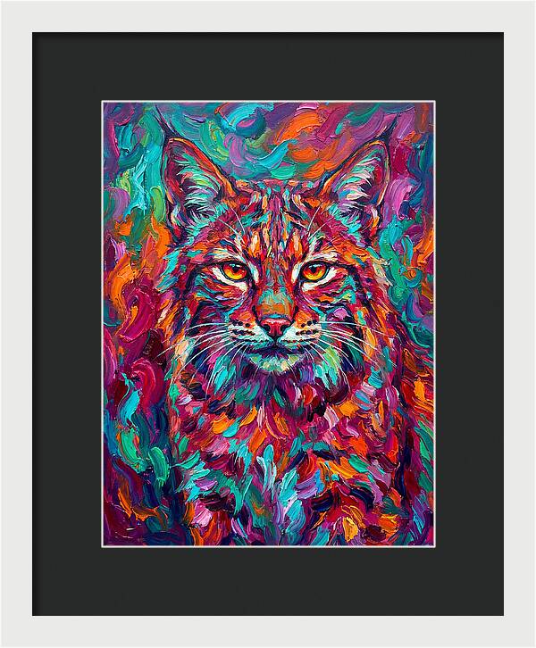 Bobcat In Vibrant Colors