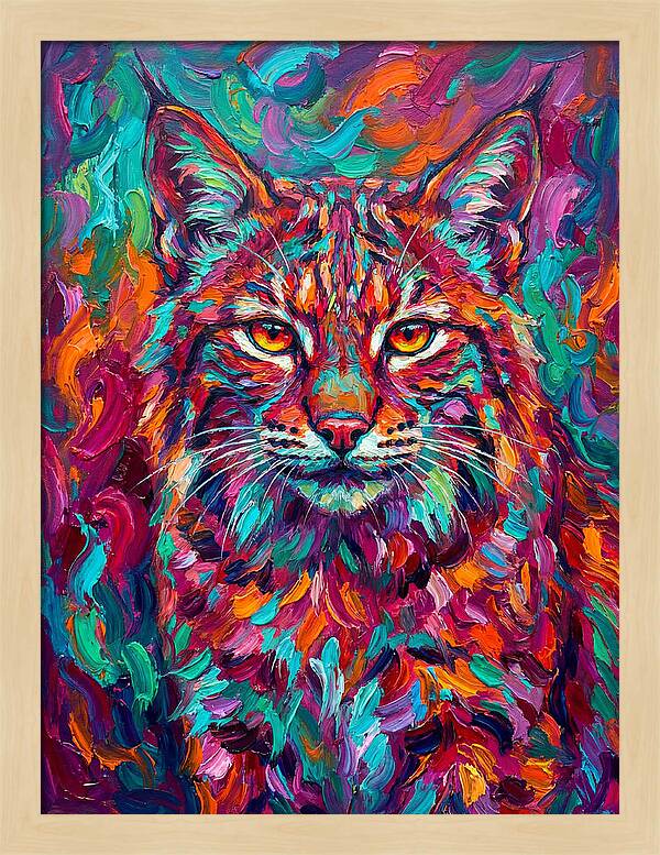 Bobcat In Vibrant Colors