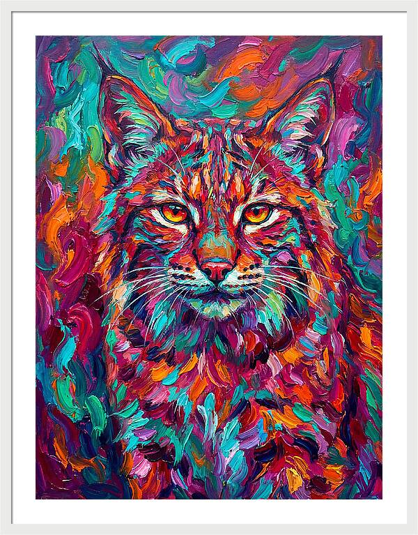 Bobcat In Vibrant Colors