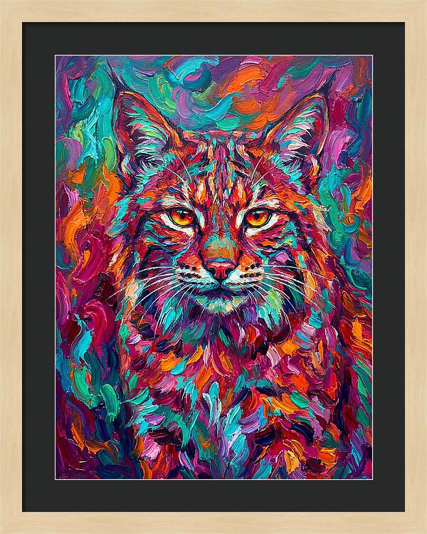 Bobcat In Vibrant Colors
