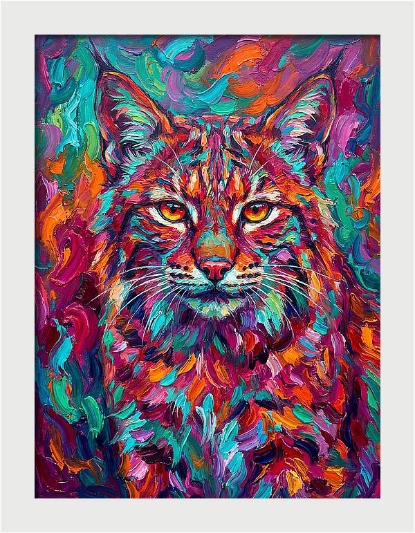 Bobcat In Vibrant Colors
