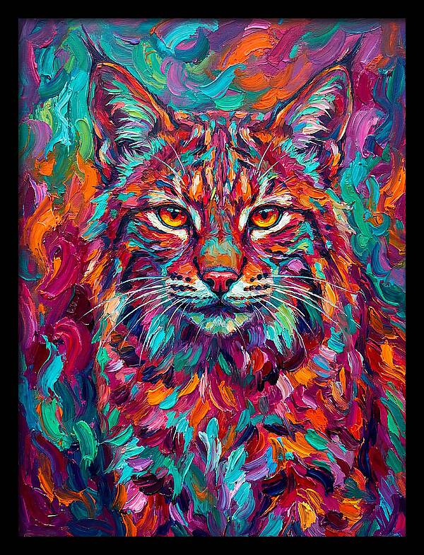 Bobcat In Vibrant Colors