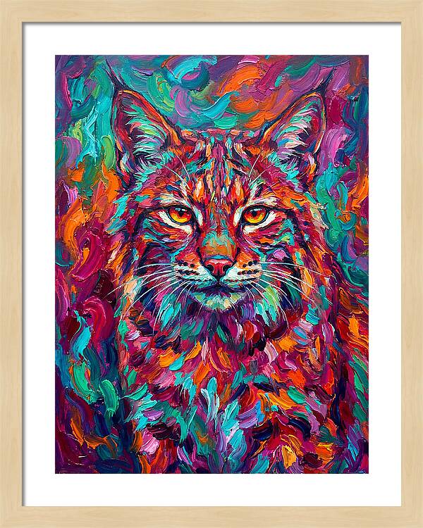 Bobcat In Vibrant Colors