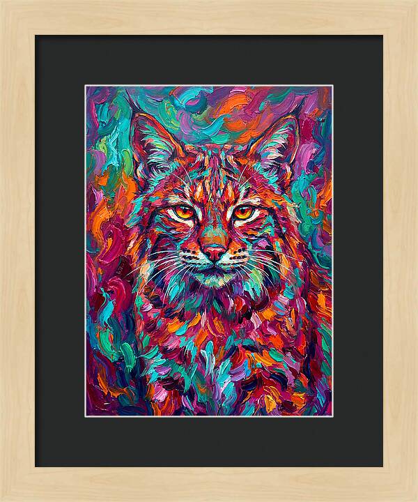 Bobcat In Vibrant Colors